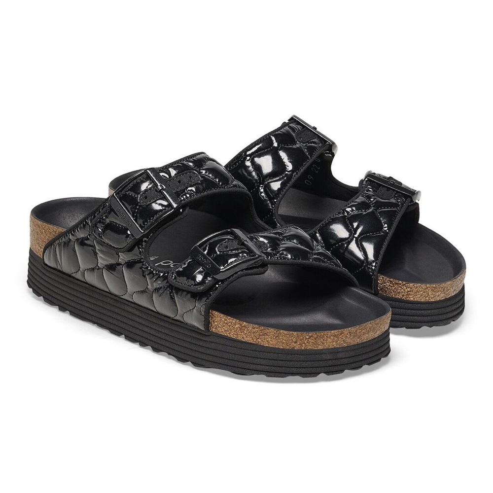Birkenstock Arizona Platform Padded Patent